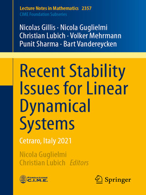 cover image of Recent Stability Issues for Linear Dynamical Systems